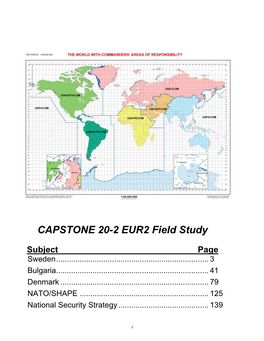 CAPSTONE 20-2 EUR2 Field Study