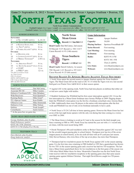 North Texas Football