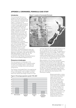 Appendix 4: Coromandel Peninsula Case Study