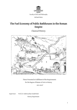 The Fuel Economy of Public Bathhouses in the Roman Empire Classical History