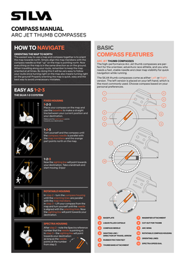 Compass Manual – Arc Jet Thumb Compasses