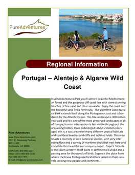 2016 Portugal Wild Coast Regional Info.Pub