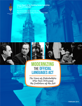 Modernizing the Official Languages Act