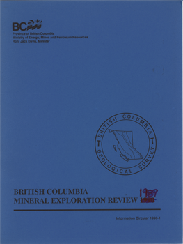 British Columbia Mineral Exploration Review U