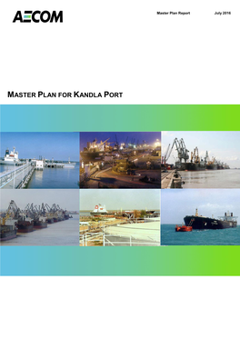 Master Plan for Kandla Port