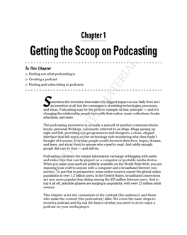 Get Ting the Scoop on Podcasting