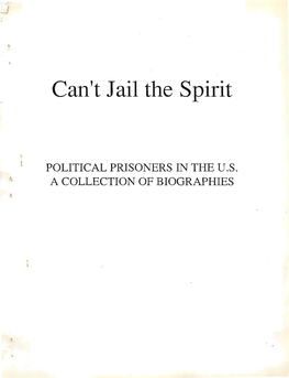 Can't Jail the Spirit