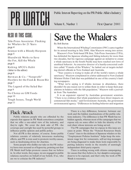 Save the Whalers