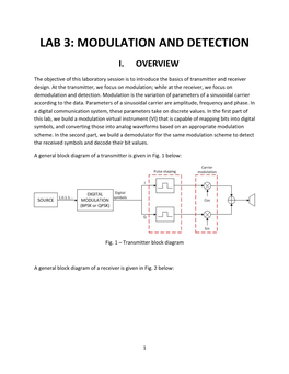 Lab 3: Modulation and Detection