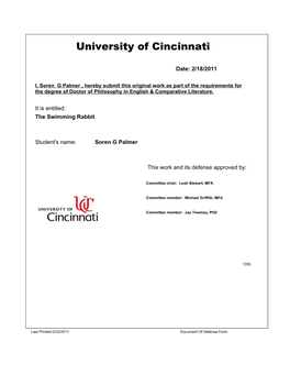 University of Cincinnati