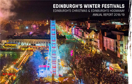 Edinburgh's Winter Festivals