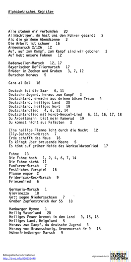 Alphabetisches Register Alle Stehen Wir Verbunden 20 Allmächtiger, Du