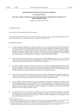 DECISIÓN DE EJECUCIÓN (UE) 2021/165 DE LA COMISIÓN De 21