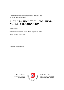 A Simulation Tool for Human Activity Recognition