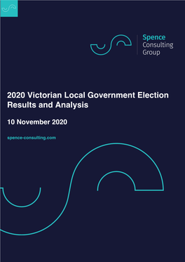 SCG 2020 Victorian Local Government Election Analysis
