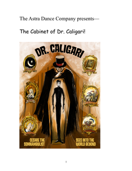 The Astra Dance Company Presents— the Cabinet of Dr. Caligari!