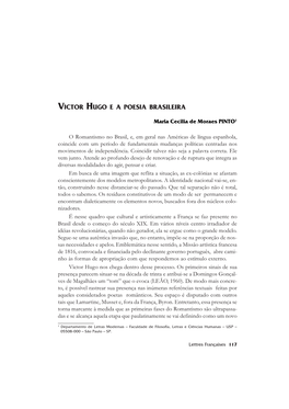 Victor Hugo E a Poesia Brasileira