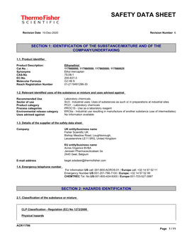 Safety Data Sheet