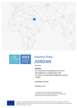 Country Fiche JORDAN