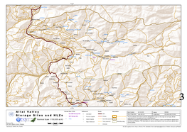 Allai Valley Storage Sites and Hlzs