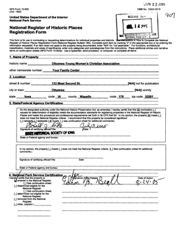 National Register of Historic Places Registration Form Lsiqsic PLACES