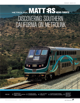 Discovering Southern California on Metrolink