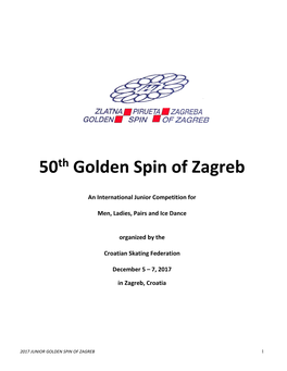 50Th Golden Spin of Zagreb