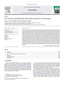 The Invasive Snail Melanoides Tuberculata in Argentina and Paraguay