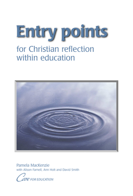 For Christian Reflection Within Education