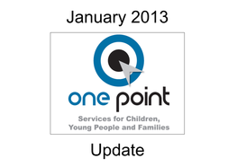 January 2013 Update