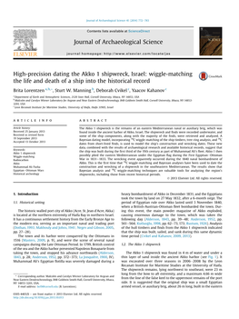 High-Precision Dating the Akko 1 Shipwreck, Israel: Wiggle-Matching the Life and Death of a Ship Into the Historical Record