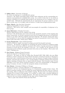 On Chains of Subgroups in Residually Finite Groups Subgroup Separability