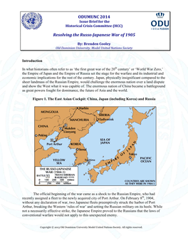 Resolving the Russo-Japanese War of 1905