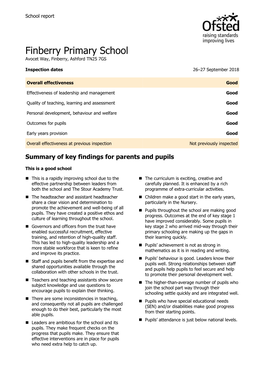 Ofsted Report