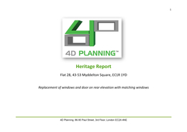 Heritage Report