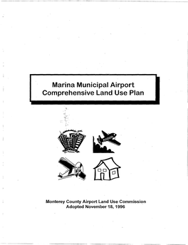 Marina Municipal Airport Comprehensive Land Use Plan