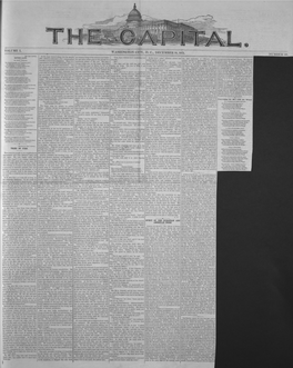 Volume I. Washington City, D. C., December 10,1871. Number 40