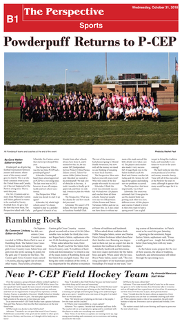 The Perspective New P-CEP Field Hockey Team by Amanda Mancuso