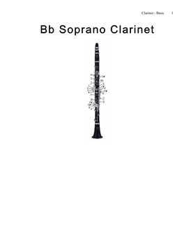 Bb Soprano Clarinet