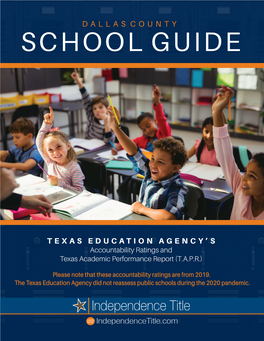 Dallas County School Guide T.A.P.R