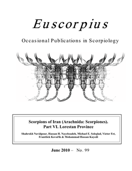 Euscorpius. 2010(99)