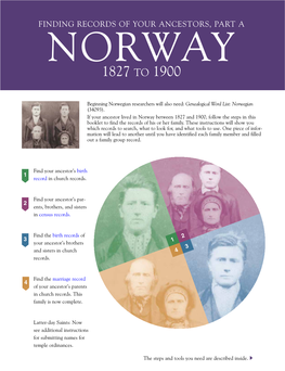 Norway 1827 to 1900