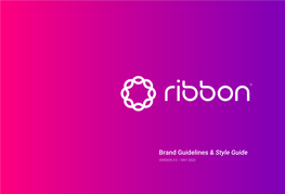 Ribbon Branding Guidelines