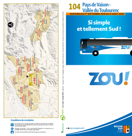 Ligne 104 : PAYS DE VAISON