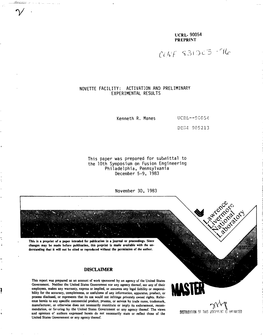 90054 PREPRINT UCEL—9C054 Def,4 005213 This Paper Was