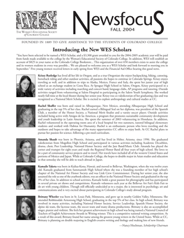 Fall 2004 Newsfocus