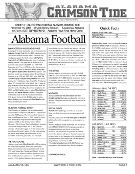 Alabama Football