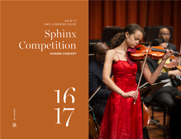Sphinx Competition HONORS CONCERT