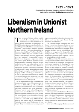 33 Farr Liberalism in Northern Ireland