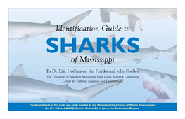 Identification Guide to SHARKS of Mississippi